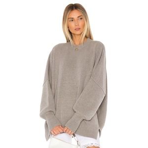 Free People Easy Street Tunic Sweater in Grey Revolve Pullover OB991232